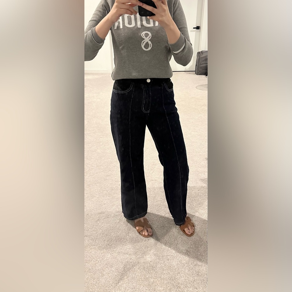 TWO TONE (WAIST) JEANS